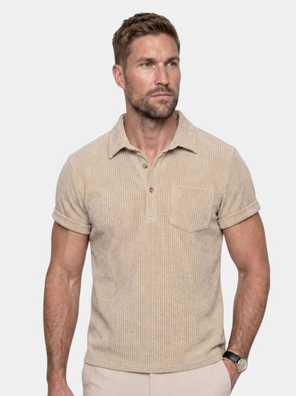 Textured Short Sleeve Shirt - Cross & Crown
