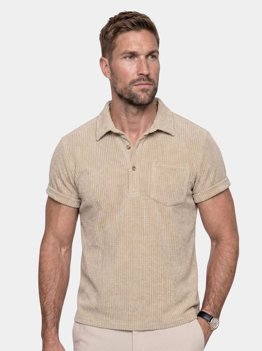 Textured Short Sleeve Shirt - Cross & Crown