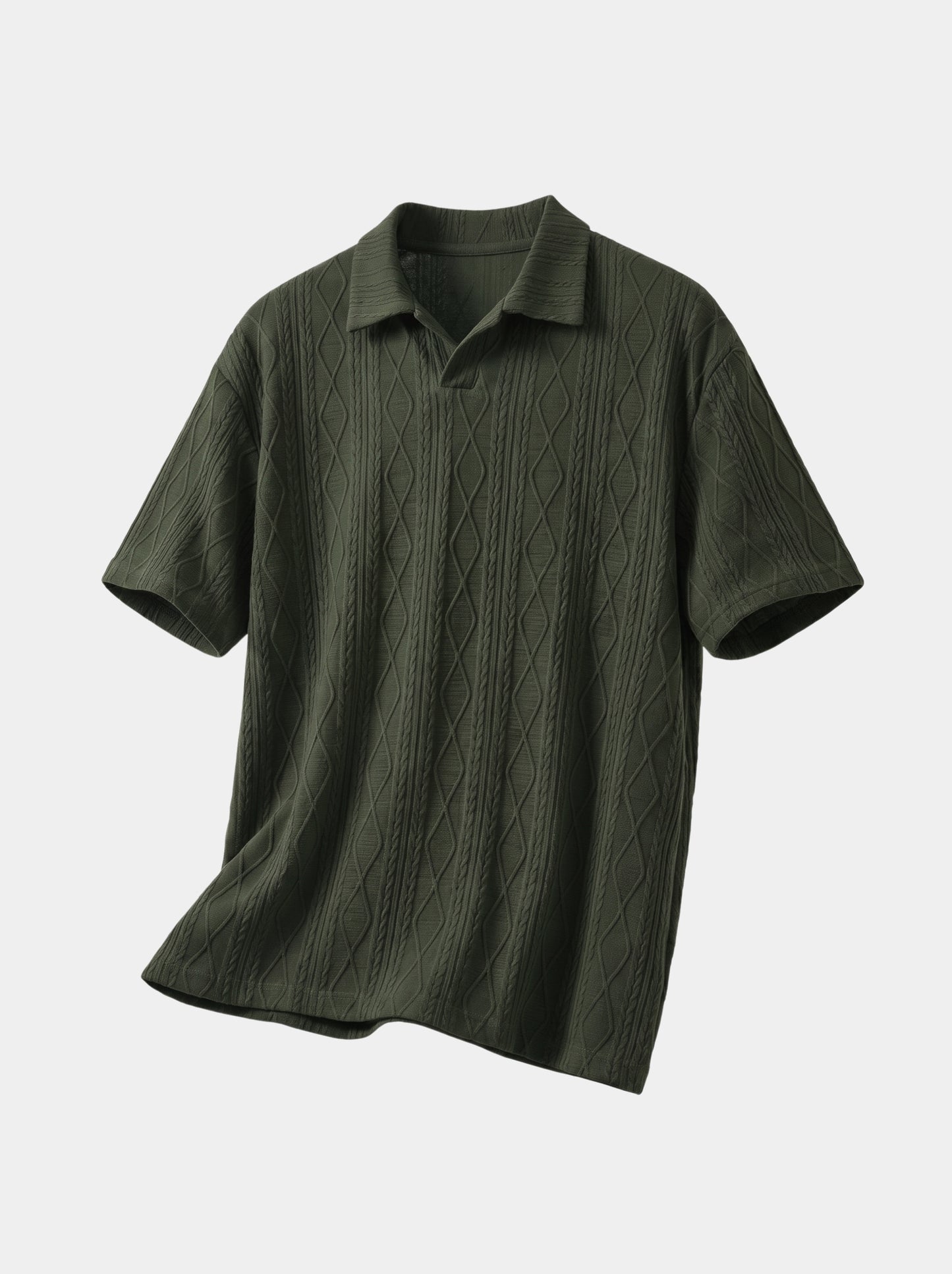 Polo de punto de rombos Imperial - Cross & Crown