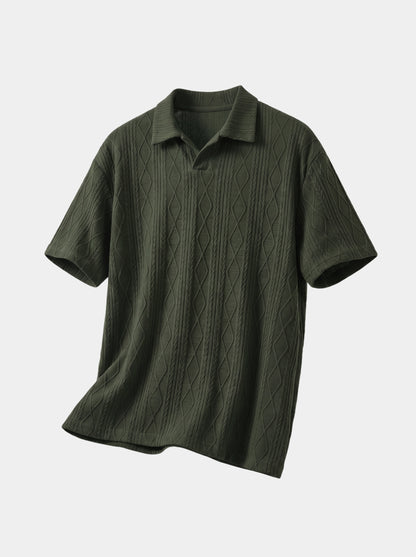 Polo de punto de rombos Imperial - Cross & Crown