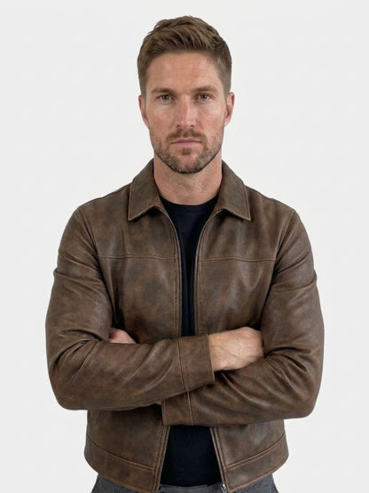 Regent Estate Leather Jacket - Cross & Crown