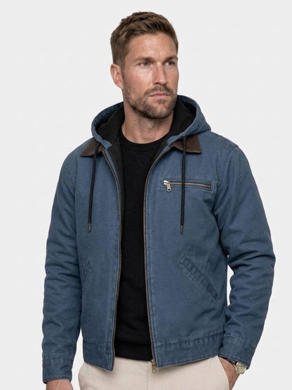Essential Hooded Work Jacket - Cross & Crown