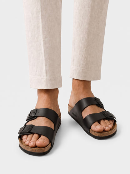 Sandalias Continental con doble hebilla - Cross & Crown