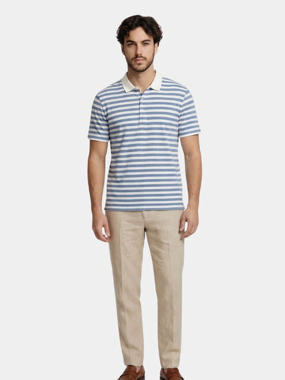 Azure Nautique Polo – Cross & Crown