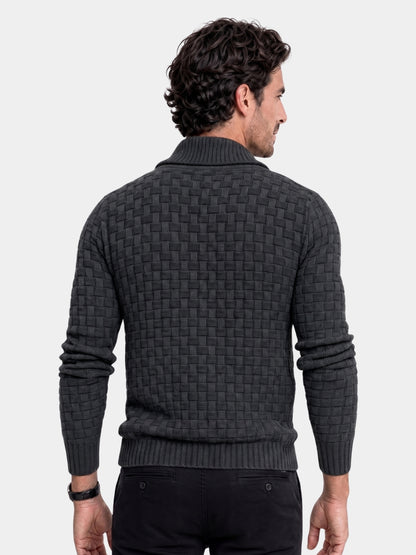 Pull en maille ajusté - Cross & Crown