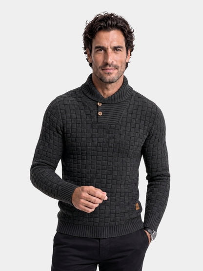 Pull en maille ajusté - Cross & Crown