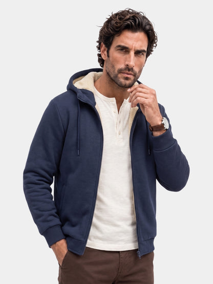 Winter Core Sherpa Hoodie Jacket - Cross & Crown