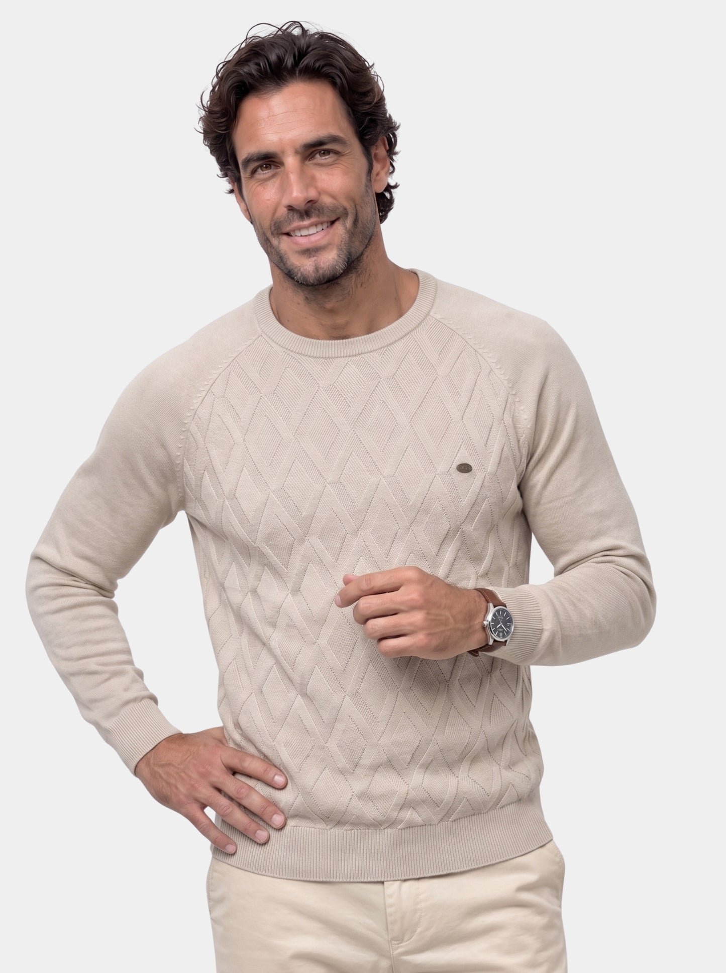 Jersey minimalista de punto - Cross & Crown