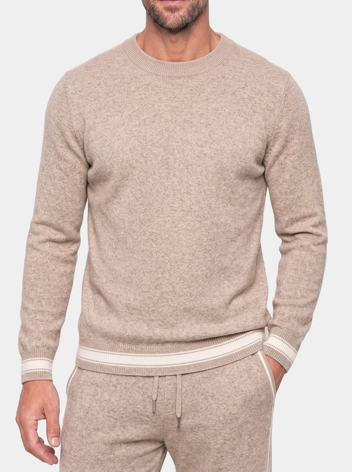 Essential Comfort Cashmere Set - Cross & Crown - torso