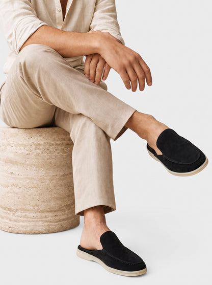 Pantuflas de cuero auténtico Atlas – Cross & Crown