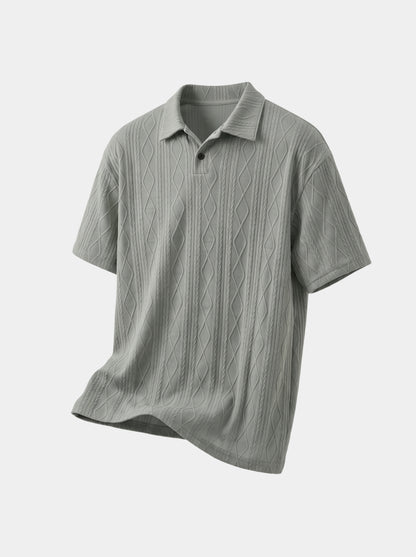 Polo de punto de rombos Imperial - Cross & Crown