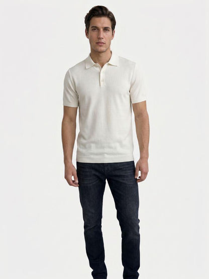 Imperial Ribbed Polo - Cross & Crown