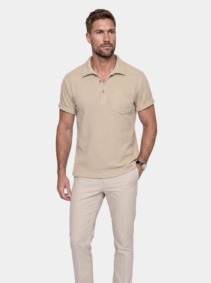 Textured Short Sleeve Shirt - Cross & Crown