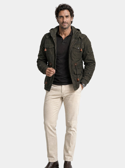 Chaqueta de campo Garrison – Cross & Crown