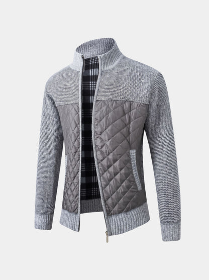 Vertex Diamond-Panel Jacket – Cross & Crown