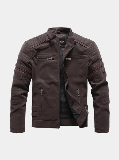 Chaqueta acolchada de moto Ignition – Cross & Crown