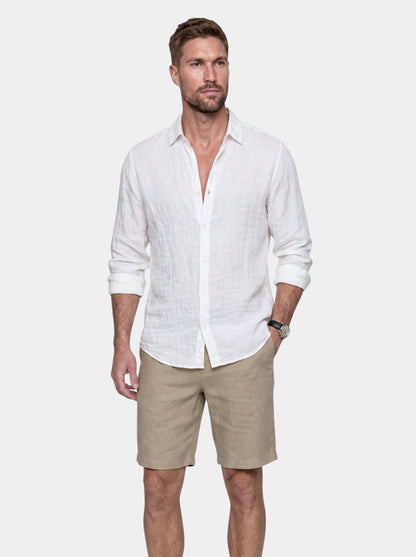Camisa de verano de lino Linen Reverie - Cross & Crown