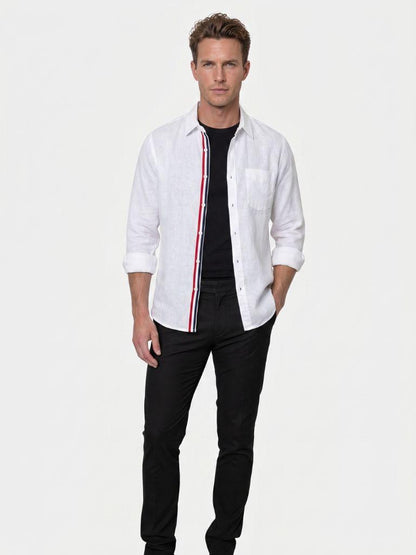 Vince Linen Shirt - Cross & Crown