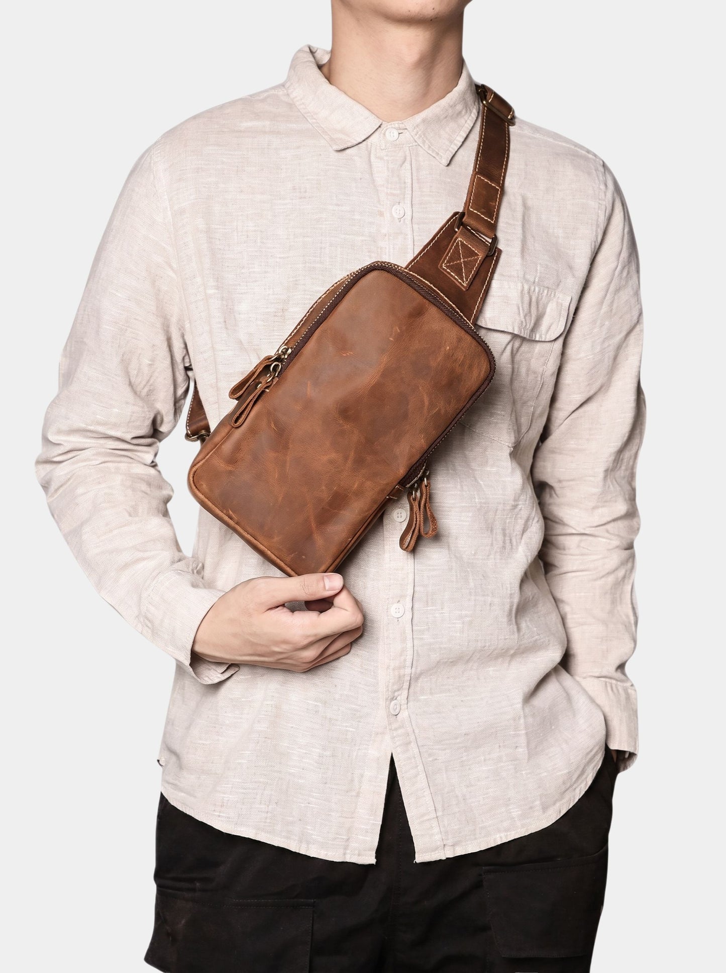 Ledertasche Vanguard – Cross & Crown