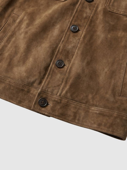 Garrison Suede Vintage Jacket - Cross & Crown