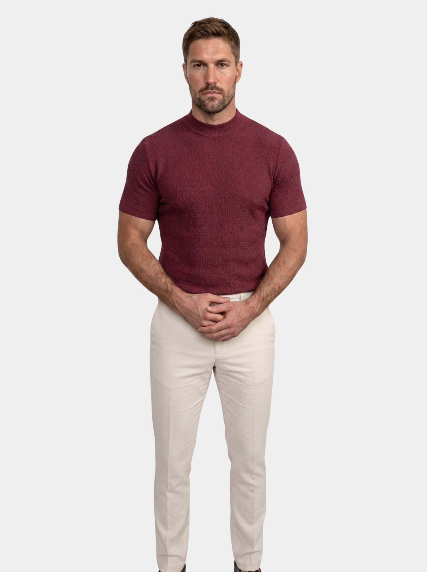 Casual Knit T-Shirt - Cross & Crown