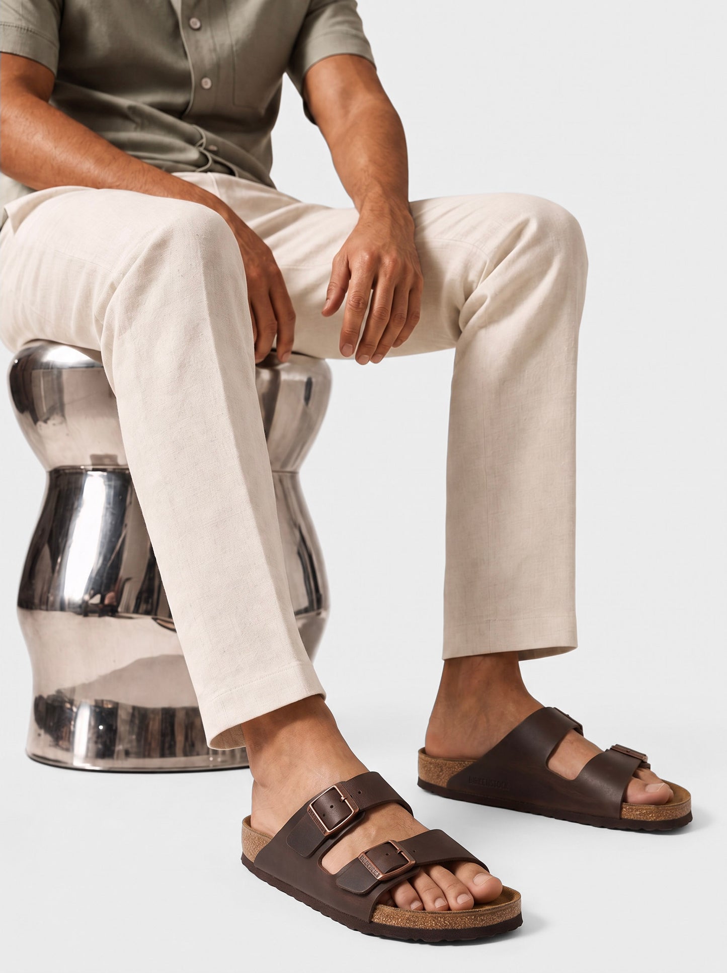 Sandalias de verano Continental con doble hebilla - Cross & Crown