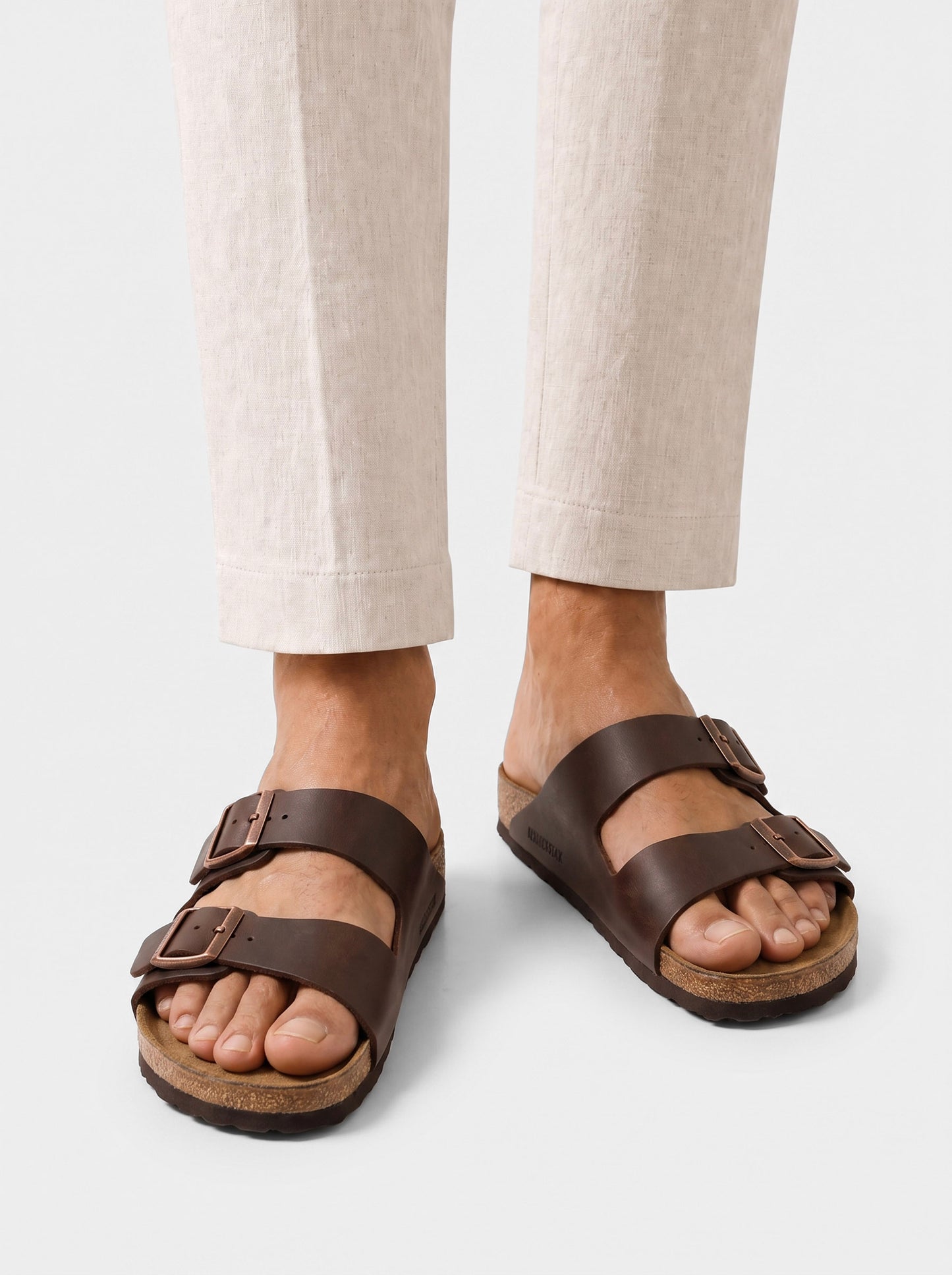 Sandalias de verano Continental con doble hebilla - Cross & Crown