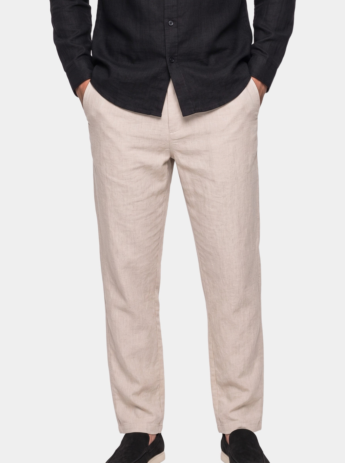 Linen Noire Set - Cross & Crown - legs