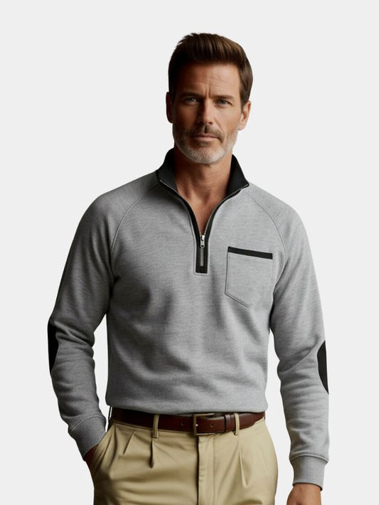 Classic Academy High Collar Pullover - Cross & Crown