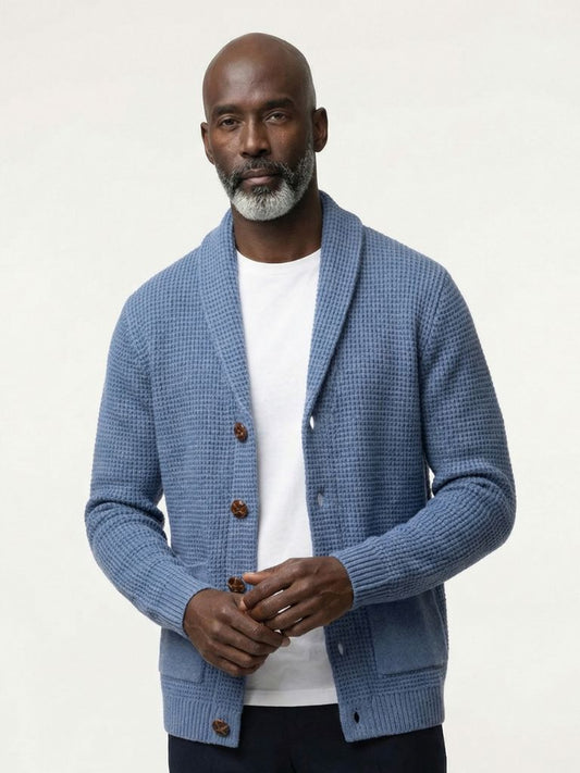Sophisticated Winter Wool Cardigan - Cross & Crown