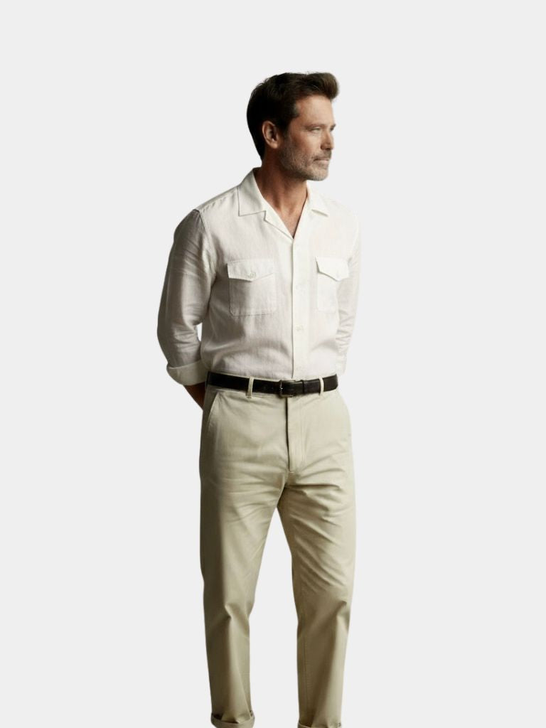 <tc>Old Money</tc> Long Sleeve Shirt - <tc>Cross & Crown</tc>