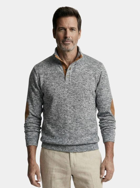 Lucien Heritage Elbow High Collar Pullover - Cross & Crown