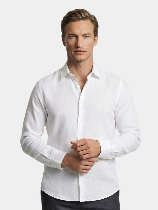 Essential Linen Casual Shirt - Cross & Crown