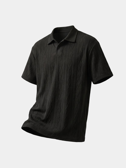 Polo de punto de rombos Imperial - Cross & Crown
