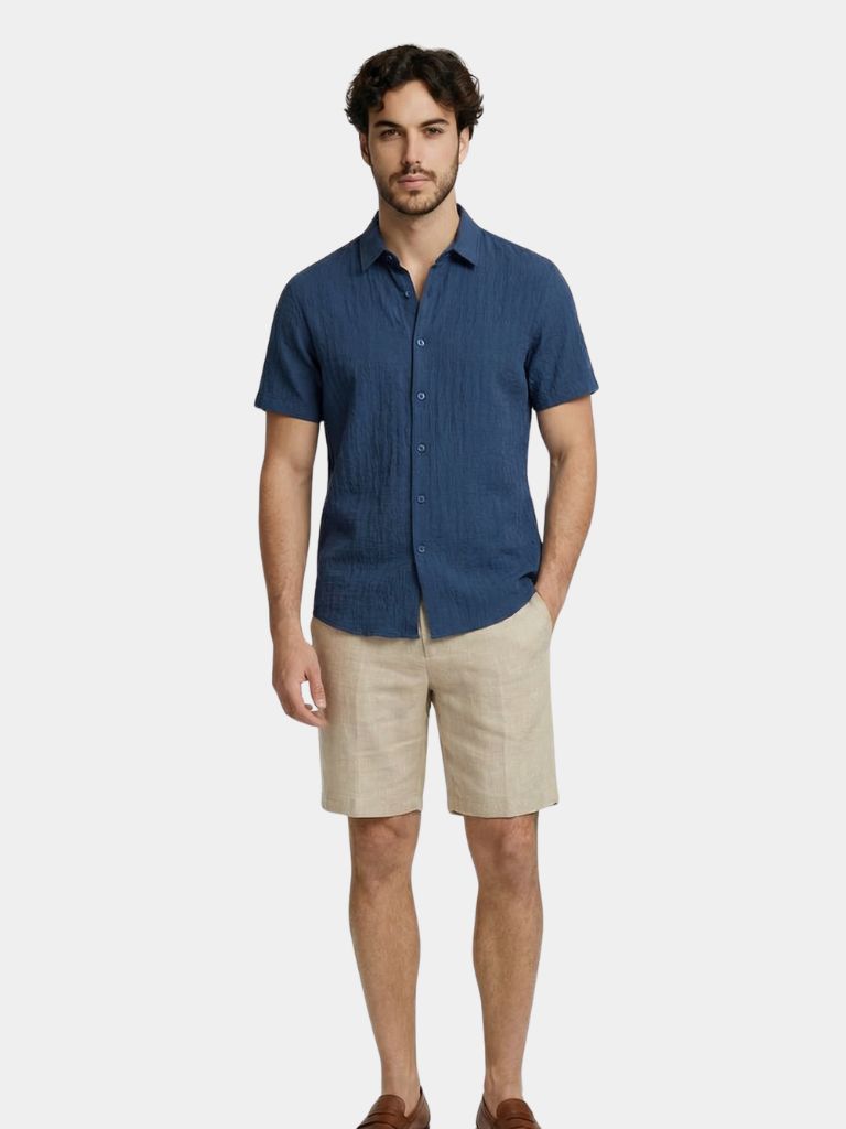 Lumière Linen Shirt – Cross & Crown