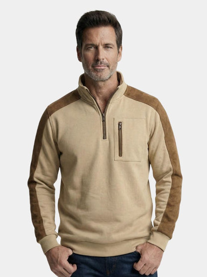 Urban Explorer High Collar Quarter Zip Pullover - Cross & Crown