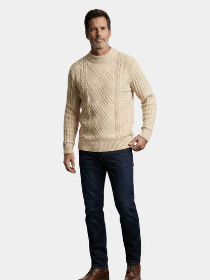 Minimalist Textured Sweater - Cross & Crown
