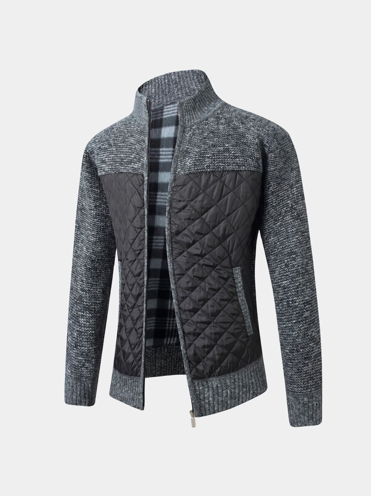 Vertex Diamond-Panel Jacket – Cross & Crown