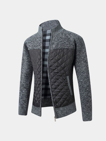 Vertex Diamond-Panel Jacket – Cross & Crown