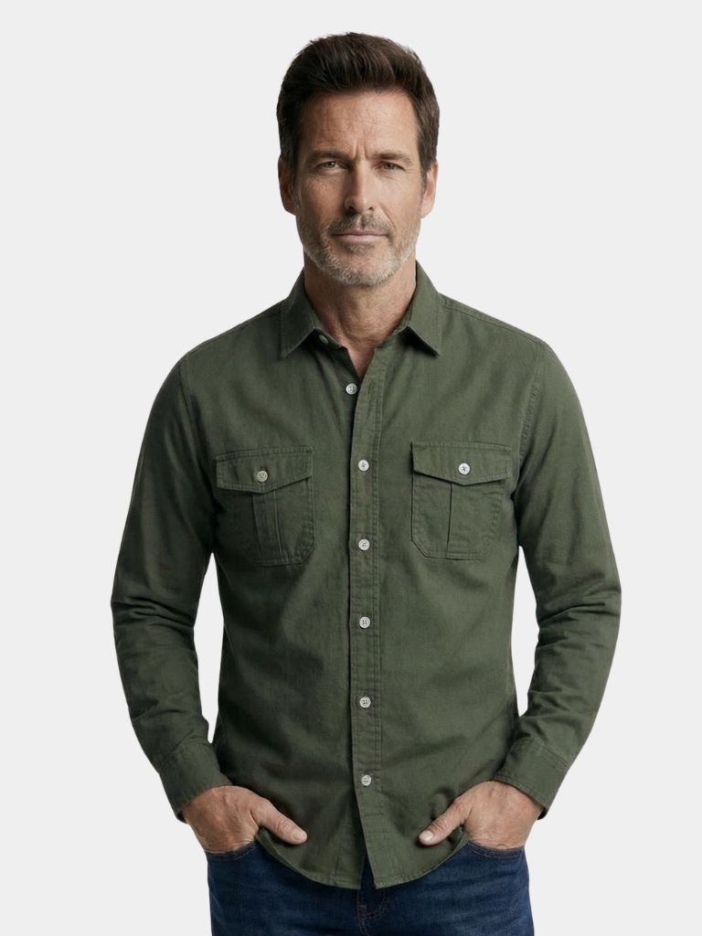 Vintage Long Sleeve Shirt - Cross & Crown