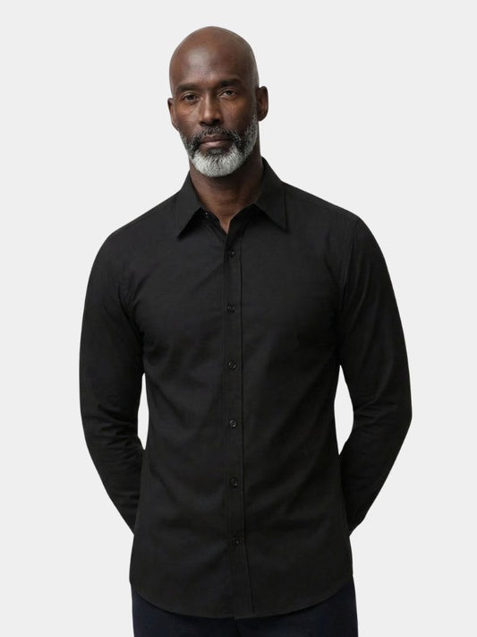 Elegant Spearpoint Collar Shirt - Cross & Crown