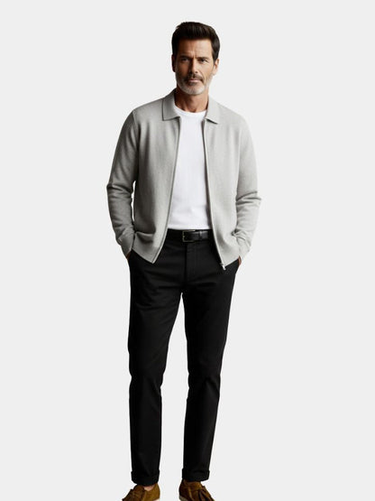 Kasjmier Heritage Knit Jas - <tc>Cross & Crown</tc>