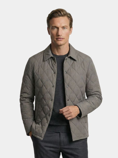 Luxe gelaagde jas - <tc>Cross & Crown</tc>