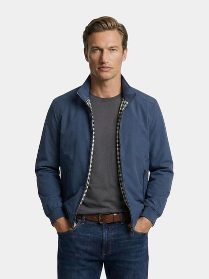 Casual Solid Bomber Jacket - Cross & Crown