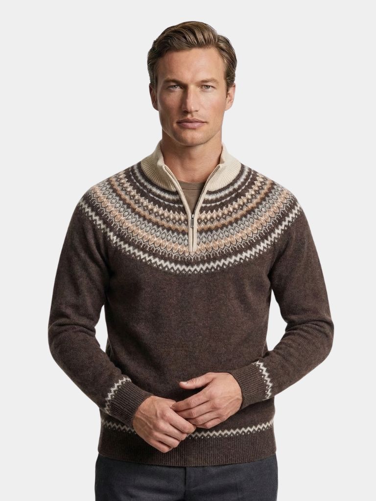 Valenbourg Nordic Knit Sweater - Cross & Crown