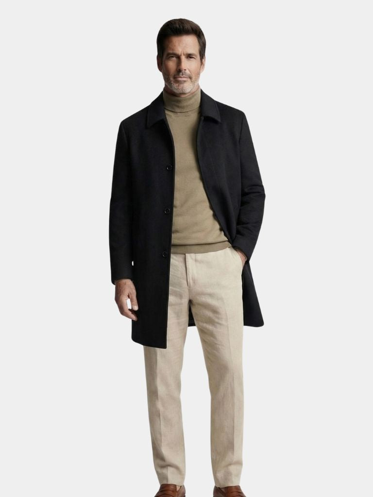 Monarch Wool Classic Coat - Cross & Crown