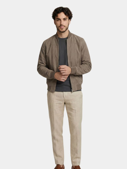 Ashwood Bomber Suede Jacket – Cross & Crown