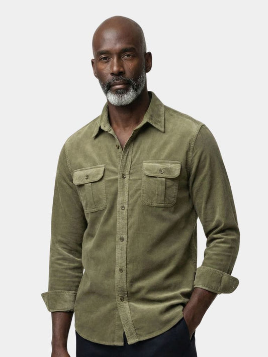 Casual Business Corduroy Shirt - Cross & Crown