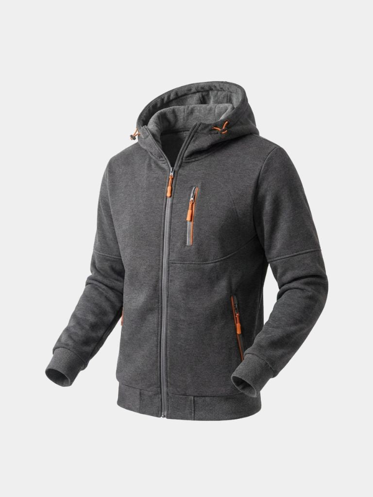 Outland Utility Zip Hoodie - <tc>Cross & Crown</tc>