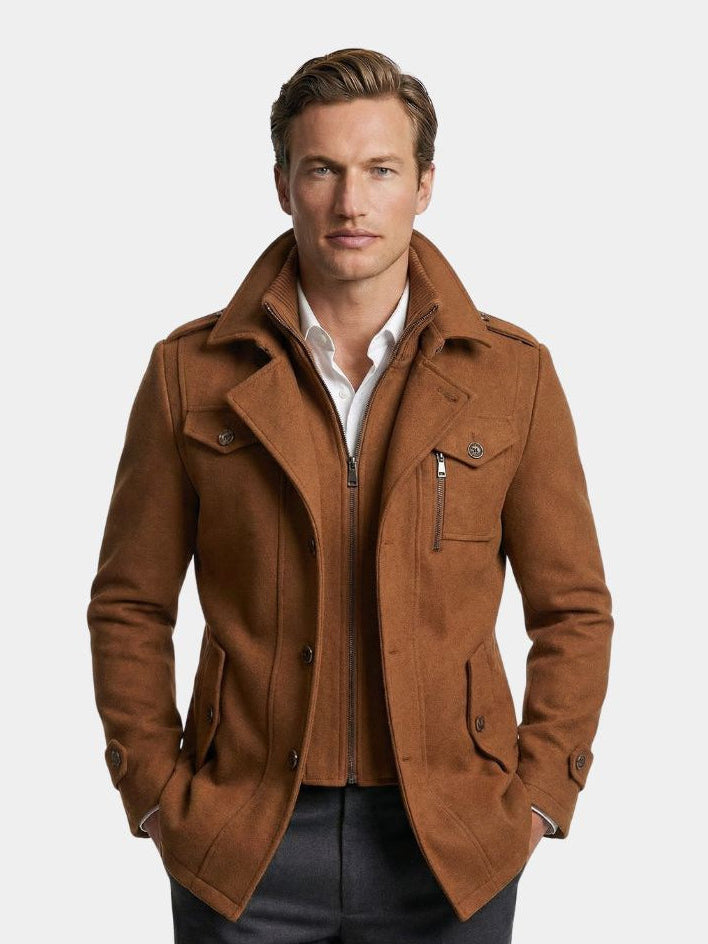 Old Money Two-Piece Winter Coat - Cross & Crown